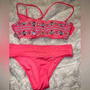 VICTORIA SECRET PINK BEDAZZLED BIKINI